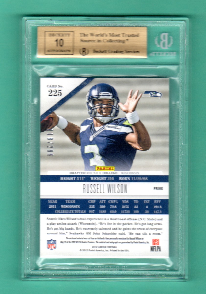 その他 Russell Willson rc auto RUSSELL WILSON 2012 LIMITED RC PATCH x6 AUTOGRAPH / 299 AUTO