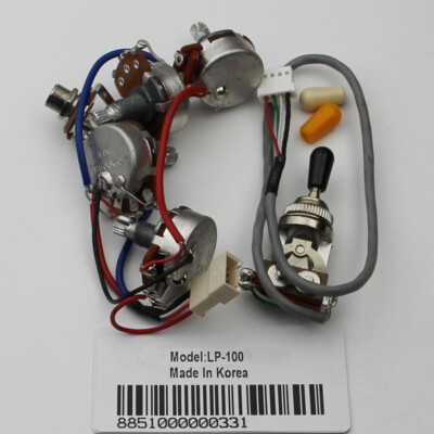 Epiphone Electric Guitar Pickup Pre-wired Wiring Harness For SG LP Dot 1 Set