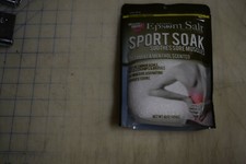 Natural Epsom Salt Spearmint  Menthol Sports Bath Soak  Sore Muscles. 4- 16 o