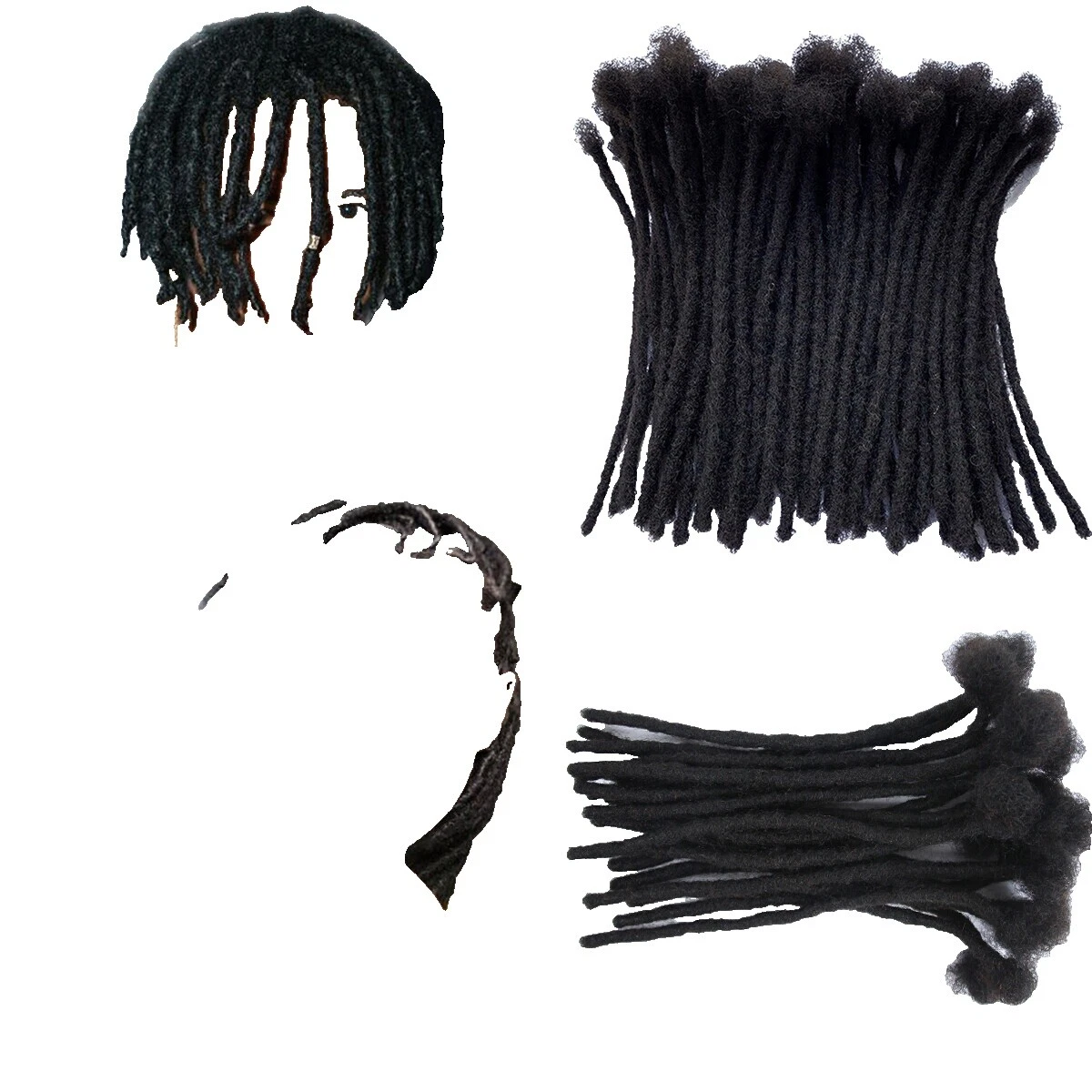 Extensiones de Cabello Lacio rastas