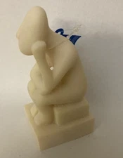 New Thinker cycladic Art Figurine Idol Statue Sculpture  4 in