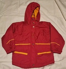 Rawik Kids Winter Jacket Pink Yellow Youth L/6 Rain Snow Waterproof