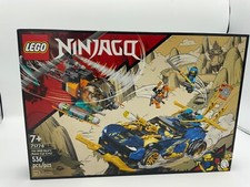 NEW LEGO NINJAGO Jay and Nya s Race Car EVO Playset, Aged 7 536 Pieces 71776