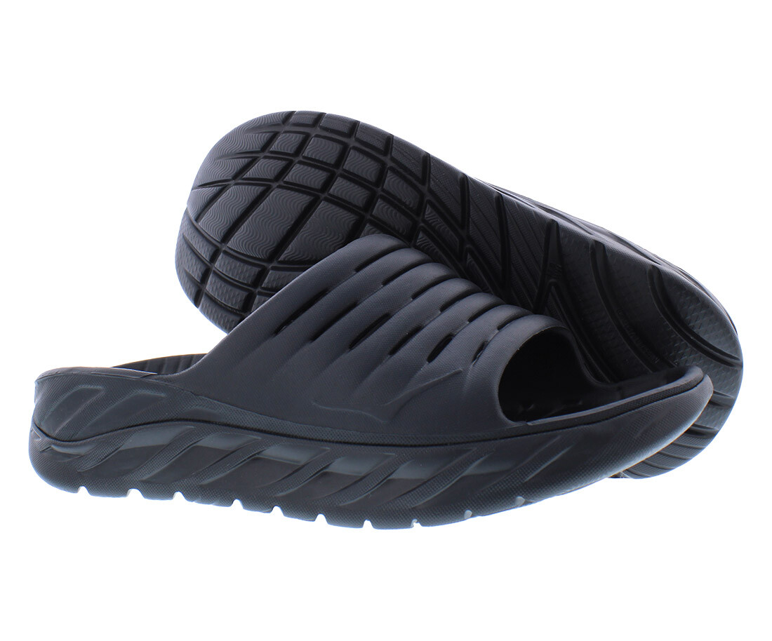 Кроссовки унисекс HOKA Ora Recovery Slide, размер 6, Цвет: Черный