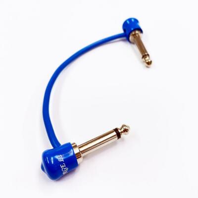 George L's PRE-MADE 6'' Pedal Effects Patch Cable Blue
