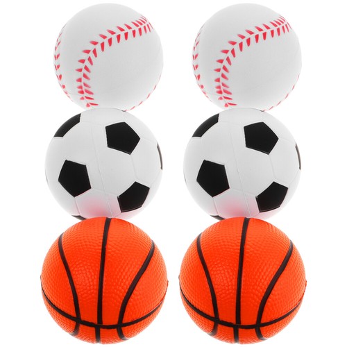6pcs Stress Balls Toys Squeezing Balls Plaything Balls Stretchy Toy for Party