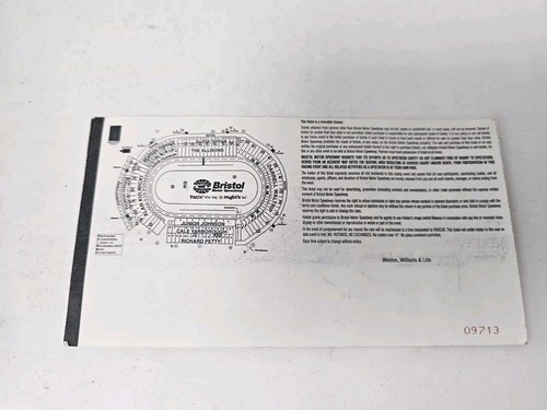 August 2000 Bristol goracing.com 500 NASCAR Ticket Stub Rusty Wallace Win #53 - Picture 2 of 2