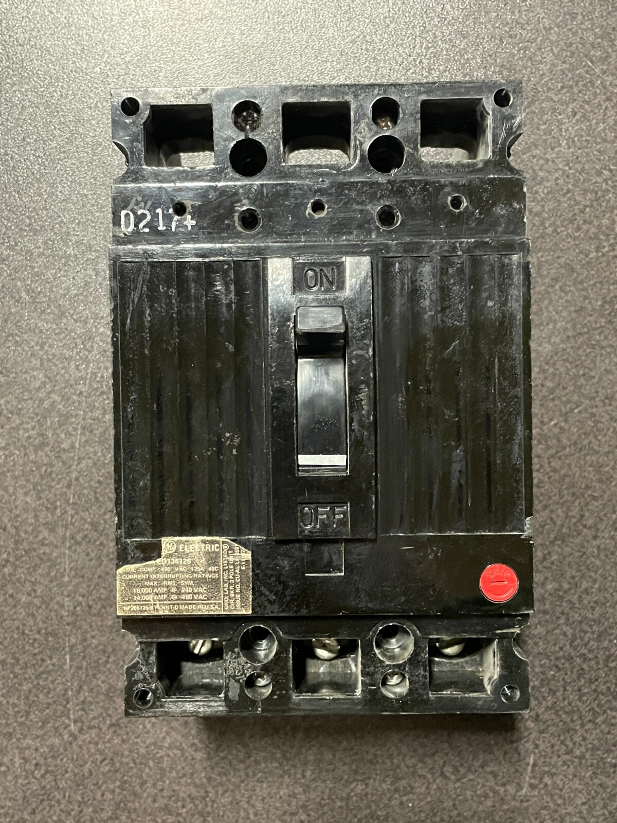 General Electric Circuit Breaker #TED134125