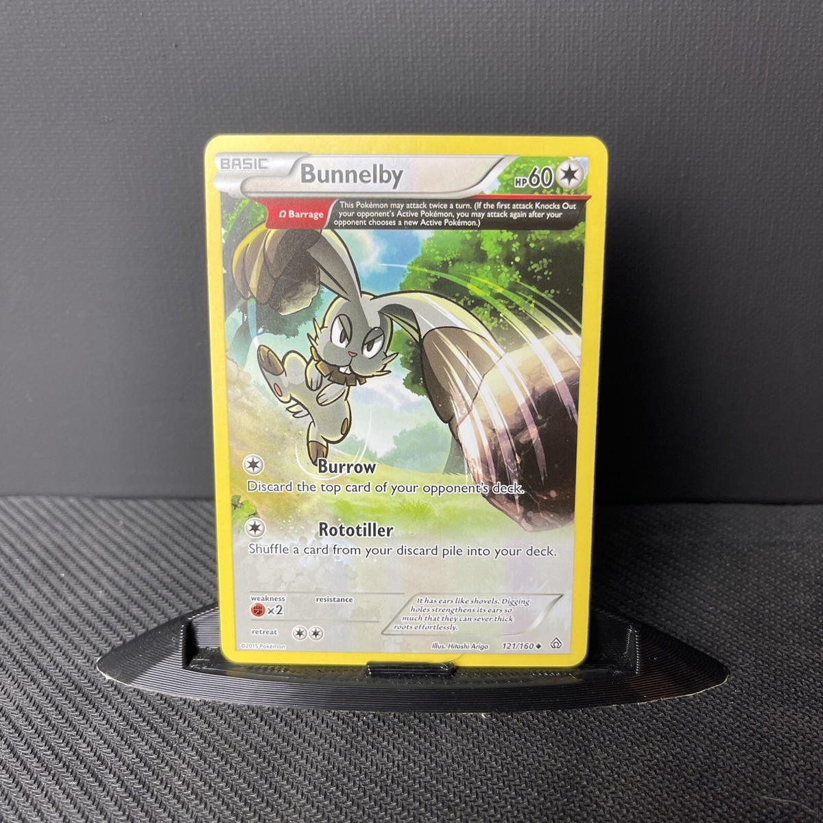 Pokemon TCG - Bunnelby 121/160 Full Art NM Primal Clash Card
