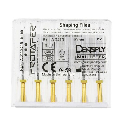 10Packs Dental Dentsply Rotary ProTaper Universal Engine NiTi Files 19 mm SX