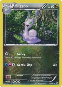 Sliggoo 73/106 XY Flashfire REVERSE HOLO PERFECT MINT! Pokémon