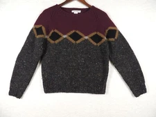 VTG Calvin Klein Hand Knitted Sweater SMALL Wool Unsure Mens or Womens READ