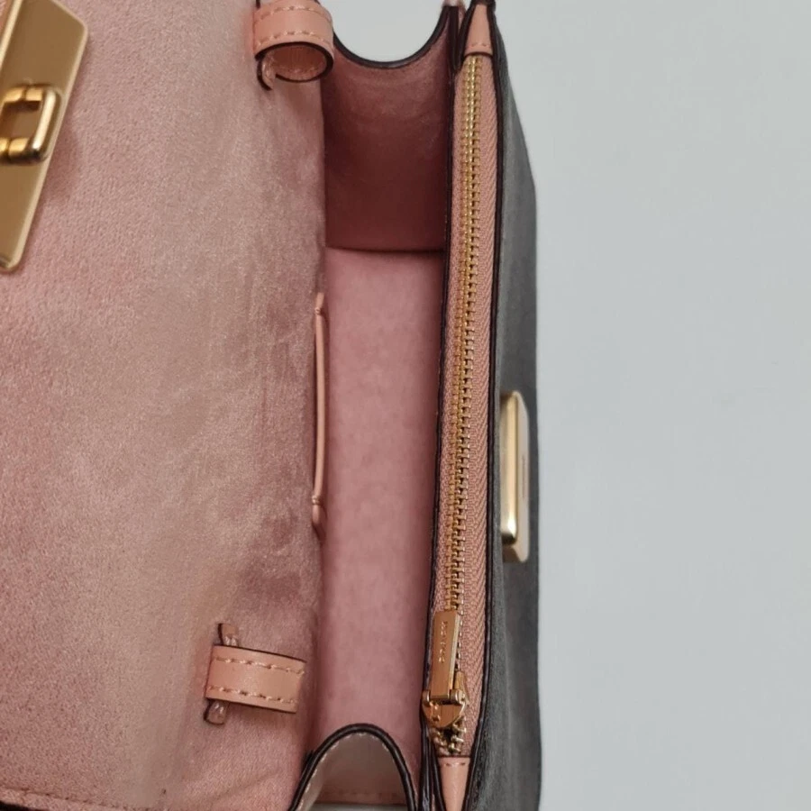 Coach Mini Brynn Xbody Crossbody in tela firmata #C5592