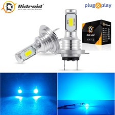 H7 8000k Ice Blue 8000lm Csp Led Headlight Bulbs Kit High Low Beam Fog Light