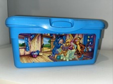 VTG Disney Huggies Baby Wipes Empty Container Blue Winnie the Pooh Story Time