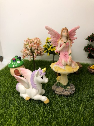 19Pcs Fairy Garden Accessories Kit Outdoor Home Decoration Figurines - Picture 2 of 18