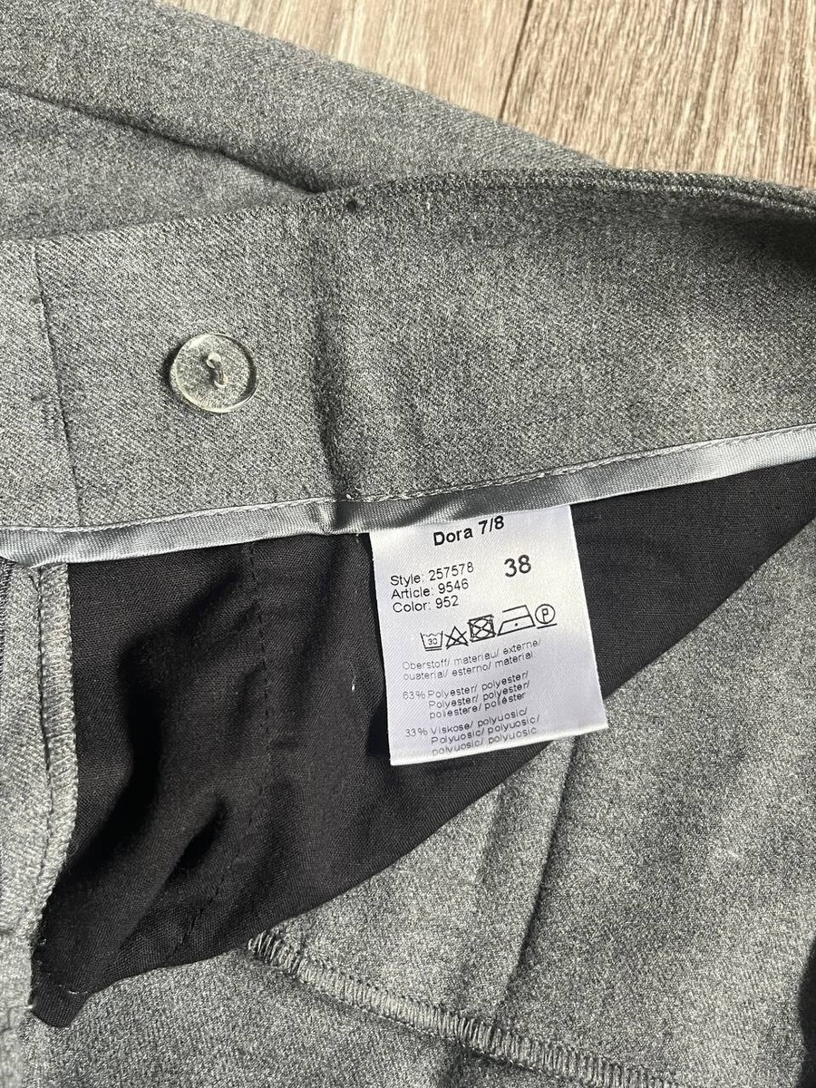 Raffaello Rossi Grey Pants Size 38 Troussers Women Classic | eBay