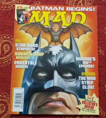 MAD MAGAZINE (6) PIECE MAGAZINE LOT ISSUE #'s 433, 439, 450, 455