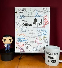 The Office Pilot Script Signed- And Episode 2- Autograph Reprints- 2 in 1