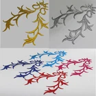 Embroidery Iron/Sew on patch lace applique motif dress Irish dance costume #28