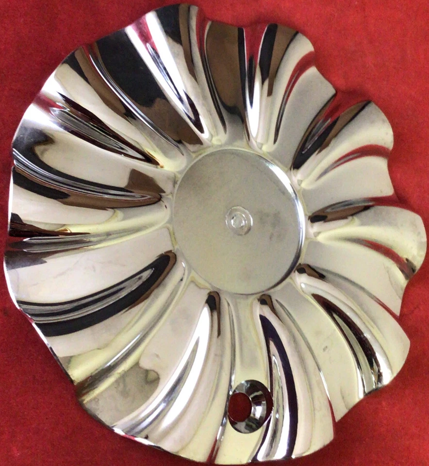 Tapa central cromada ruedas personalizadas CAP-171770 9702 UN USADO Foto 2 de 4