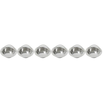  3 Count Perforated Mesh Filter Garbage Disposal Sink Strainer