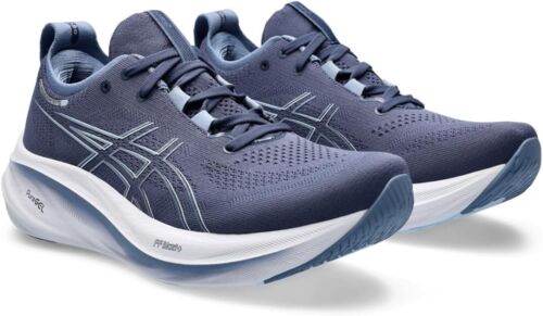 Zapatos para correr Gel-Nimbus 26 para hombre ASICS talla 11 azul trueno/azul denim - Imagen 1 de 7
