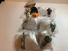 Vintage Lot Of 6 Kmart Remco Figures & Command Backpacks 3.5” New