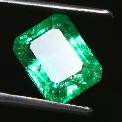 5.00 Ct+ Natural MUZO Colombian Green Emerald Certified Free Shipping Gemstones