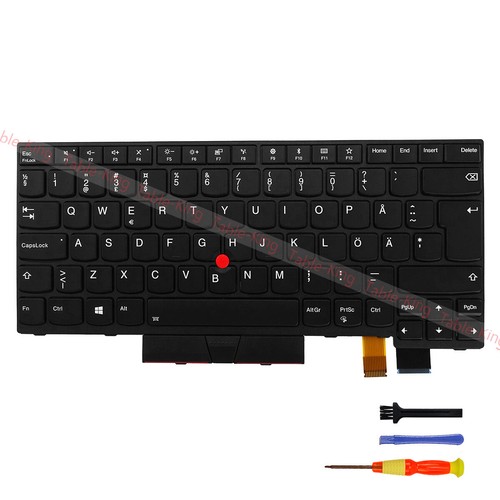 US UK Spanish French Russian Nordic Backlit Keyboard for Thinkpad T470/T480/A485 - Afbeelding 106 van 120