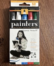 Elmers Painters Opaque Paint Markers Medium Point 5/Pkg Express Yourself