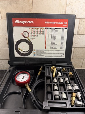 #ad #ad Snap On EEPV507 Oil Pressure Test Gauge Kit With Adaptors And Case $168.50