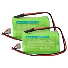 2x Akku f&uuml;r ABM LM/D013(SC) KWD(W) KLU013(SC) Notbeleuchtung 2000mAh
