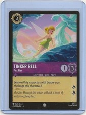 Disney Lorcana Azurite Sea Tinkerbell 43/204 Regular Common NM