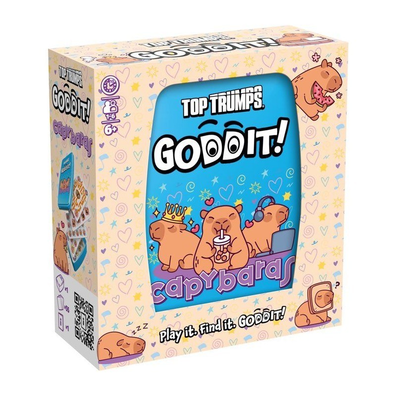Top Trumps Capybaras jeu de société éducatif et de poche Winning Moves