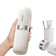 Travel Toothbrush Cup Case,Portable Toothbrush Holder and mouthwash Cup Tooth...
