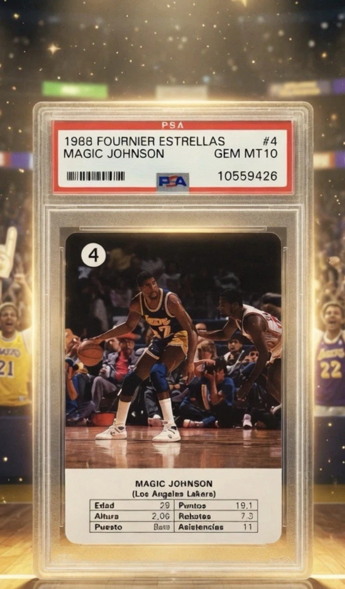 Magic Johnson 10 Graded Basketball Sports Trading Cards
