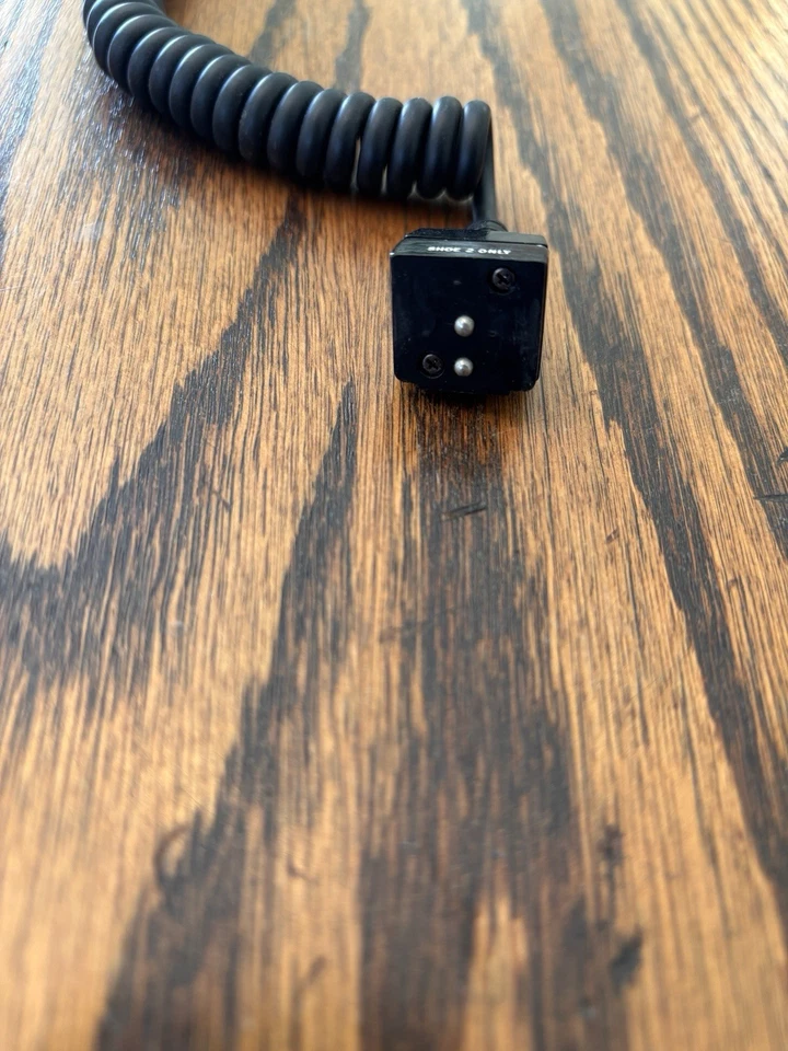 Olympus Camera Electronic Flash TTL auto cord for SHOE 2 only - Image 4 of 4