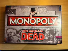 Hasbro Monopoly The Walking Dead Survival Edition Board Game 2014 Complete 