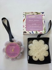 2 Spongelle French Lavender Body Wash Infused Buffers, 14 Uses, 3oz.