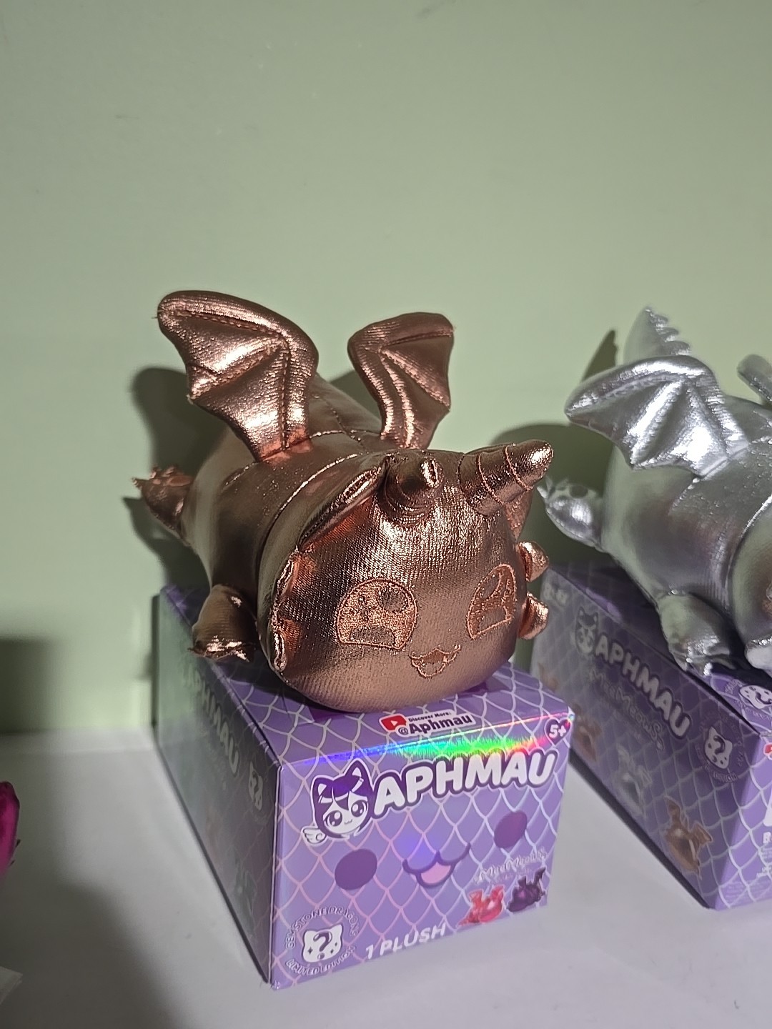 APHMAU MYSTERY MEEMEOWS GEMSTONE DRAGONS LIMITED ED. COMPLETE SET WITH DISPLAY 