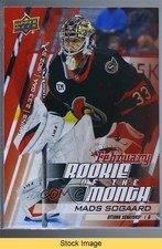 2022 Game Dated Moments Rookie of the Month Achievements Mads Sogaard READ y1s