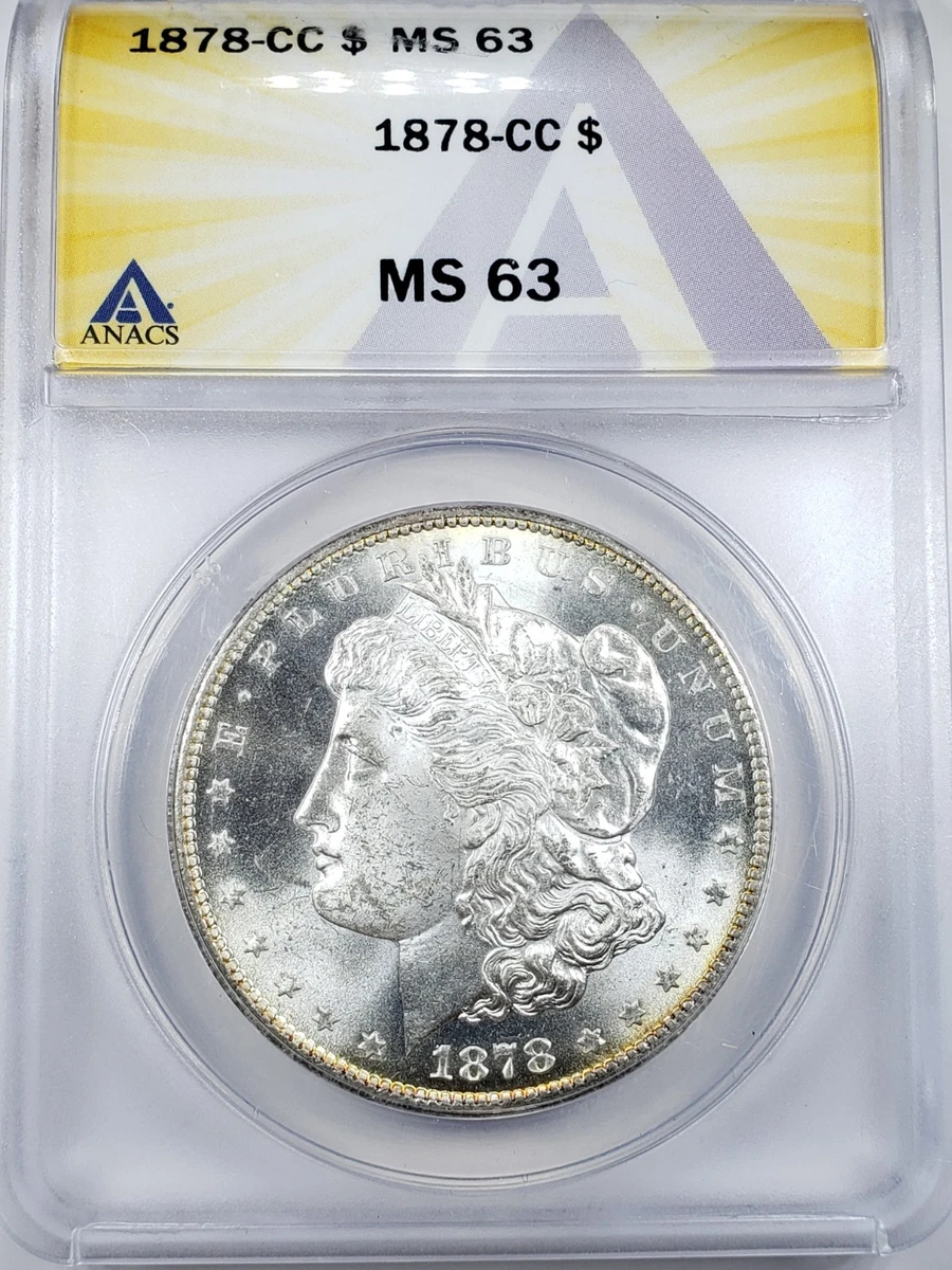 Carson City Grade MS 63 1878 Year Morgan US Dollars (1878-1921