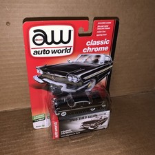 2016 Auto World Classic Chrome 1958 Plymouth Fury 1/64 Scale New.