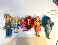 Vintage Disney princess mini doll Bundle Small Fashion Dolls/Figures 1990s