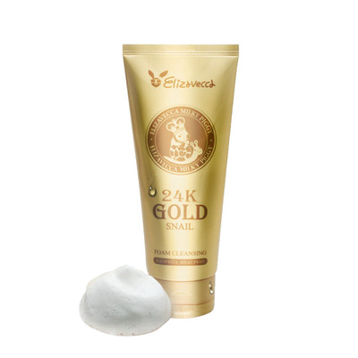 Elizavecca Milky Piggy 24 Gold Schneckenschaum - 180 ml