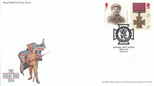 Great War Victoria Cross Cover VC for Valour Seaford East Sussx 2015 (131568)