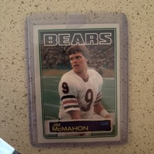 1983 Topps #33 Jim McMahon RC Rookie Card Chicago Bears. rookie card picture