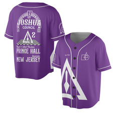 Custom Council Prince Hall Royal Select Masters Freemasonry 3D Baseball Jersey