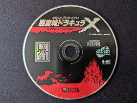 Akumajo Dracula X Castlevania Rondo of Blood TurboGrafx 16 Super CD PCEWorks Ver